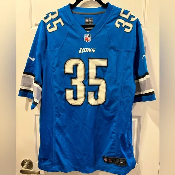NFL Shirts Detroit Lions Joique Bell Nike Light Blue Game Jersey 35 Poshmark